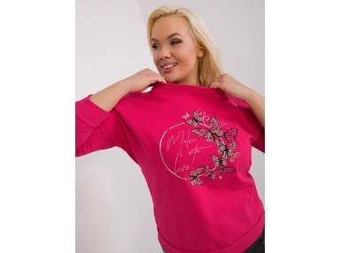 T-shirt en cotton - fuchsia