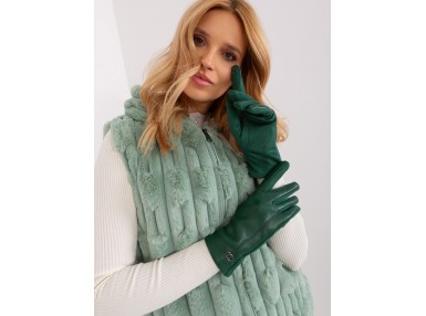 Gants en cuir - vert