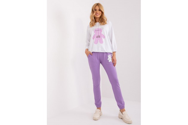 Ensemble pantalon et t-shirt - éqru