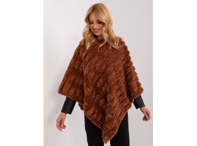 Poncho - marron clair