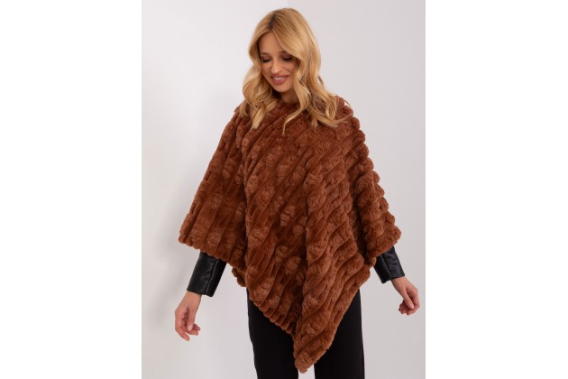 Poncho - marron clair