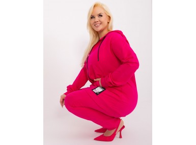 Ensemble avec sweat et pantalon - fuchsia
