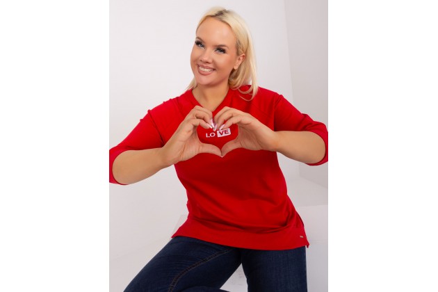 T-shirt en coton - rouge