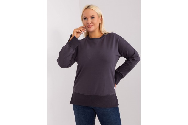 Sweat-shirt col rond - graphite