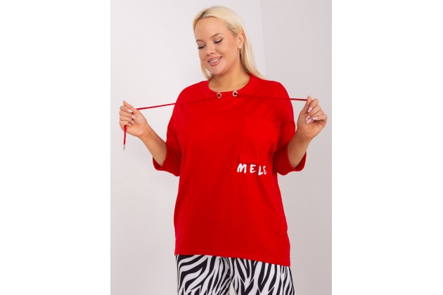T-shirt en coton - rouge