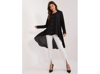 Chemise longue - noir