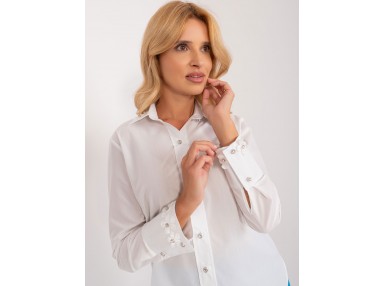 Chemise classique pour femme - blanc