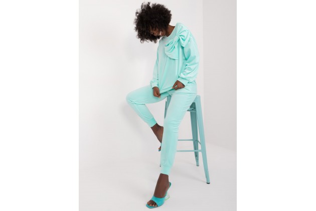 Ensemble avec sweat et pantalon - menthe