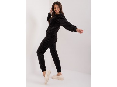 Ensemble avec sweat et pantalon - noir