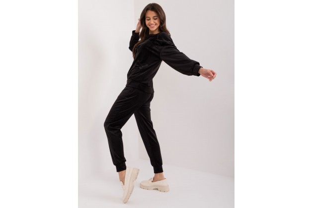 Ensemble avec sweat et pantalon - noir