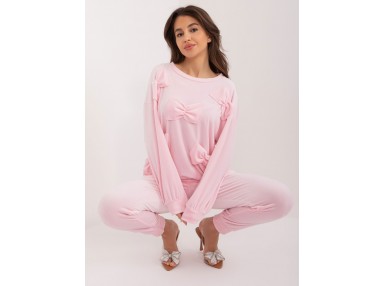 Ensemble avec sweat et pantalon - rose clair