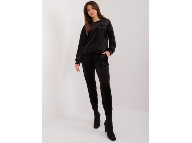 Ensemble avec sweat et pantalon - noir
