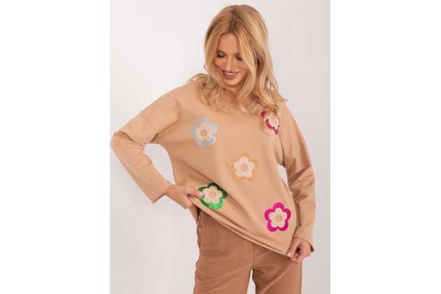 T-shirt en coton - beige