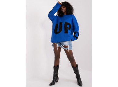Pull en maille - cobalt