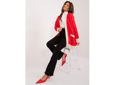 Gilet oversize - rouge