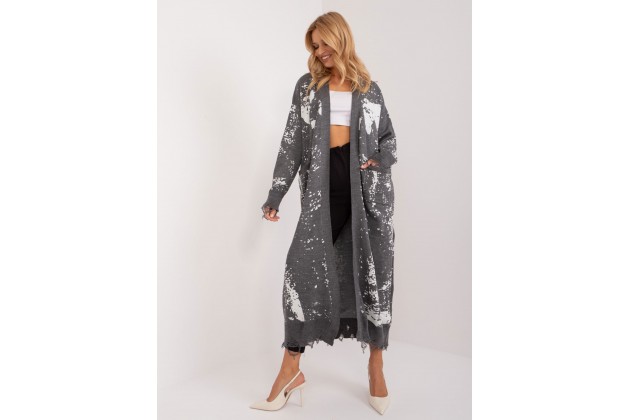 Gilet long - gris