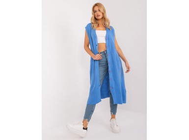 Robe tricotée - bleu