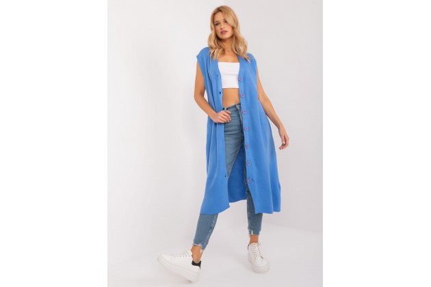Robe tricotée - bleu