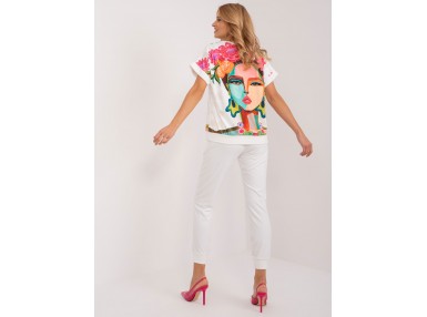 Ensemble avec t-shirtet pantalon - éqru