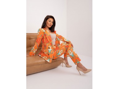 Ensemble avec chemise et pantalon - orange