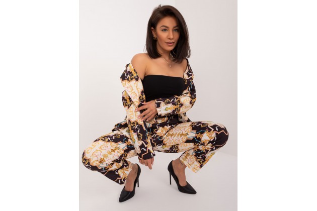 Ensemble avec chemise et pantalon - noir