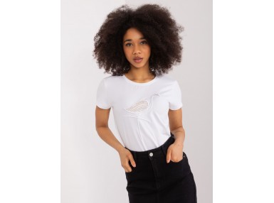 T-shirt en coton - blanc