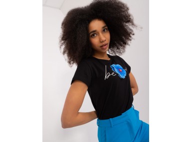 T-shirt en coton - noir