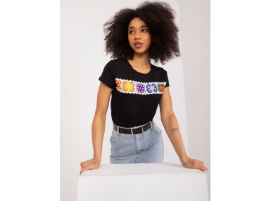 T-shirt en coton - noir