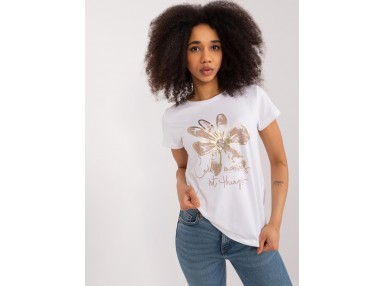 T-shirt en coton - blanc