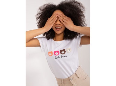 T-shirt en coton - blanc