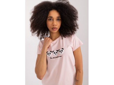 T-shirt en coton - rose clair