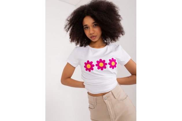T-shirt en coton - blanc