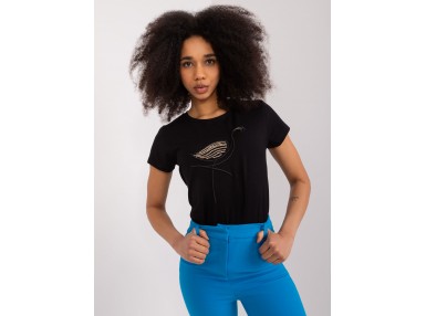 T-shirt en coton - noir
