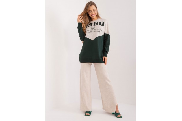 Ensemble avec sweat et pantalon - vert