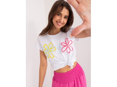 T-shirt en coton - blanc