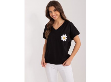 T-shirt en coton - noir