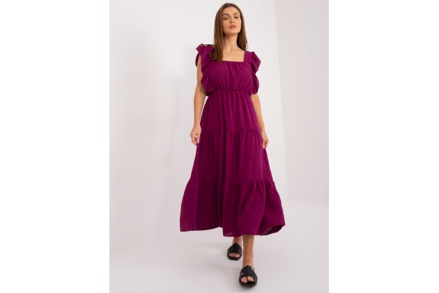 Robe longue ample - violet
