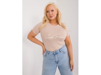 T-shirt en coton - beige