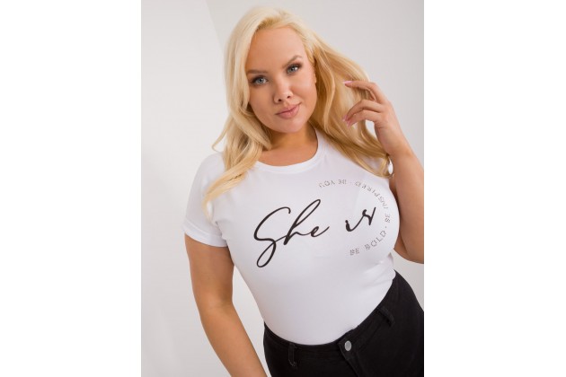 T-shirt en coton - blanc