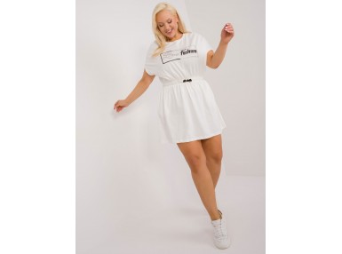 Robe en coton - écru