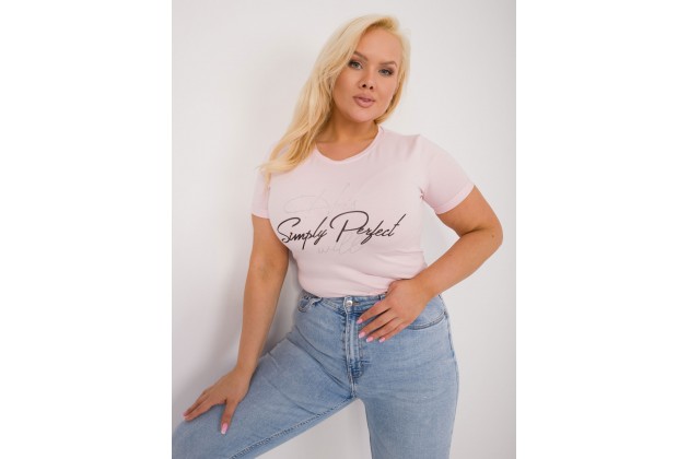 T-shirt en coton - rose clair
