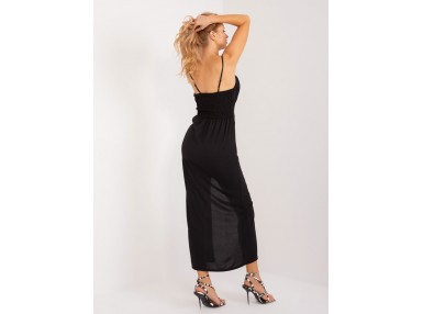 Robe mi-longue - noire