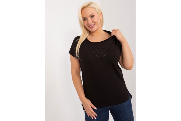 T-shirt en coton - noir