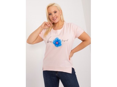 T-shirt en coton - beige clair