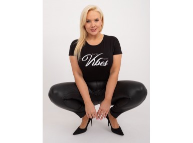 T-shirt en coton - noir