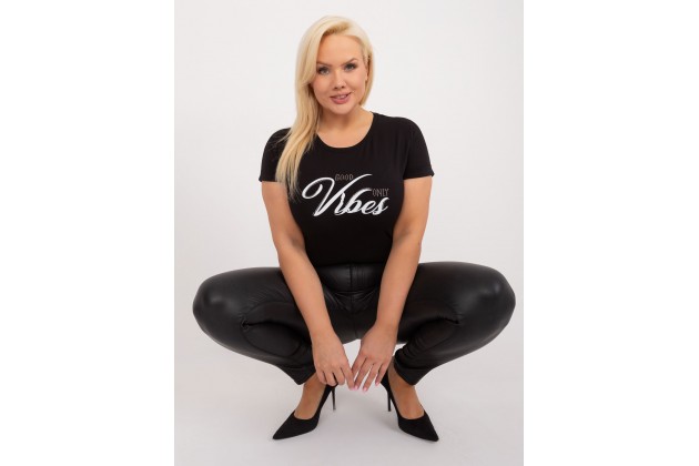 T-shirt en coton - noir