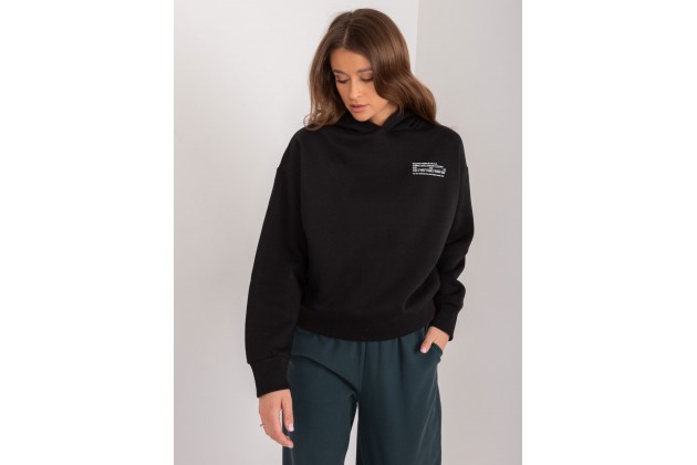 Sweatshirt à capuche - noir