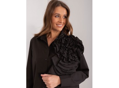 Chemise en coton - noir