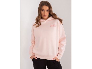 Sweatshirt à capuche - rose clair