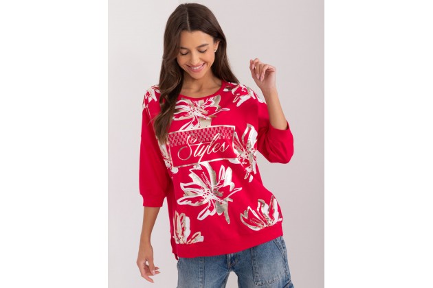 T-shirt en coton - rouge